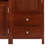 Brooke Modern Walnut Three-Cabinet Cupboard Set, 47.44'' H X 51.71" W X 15.75'' D