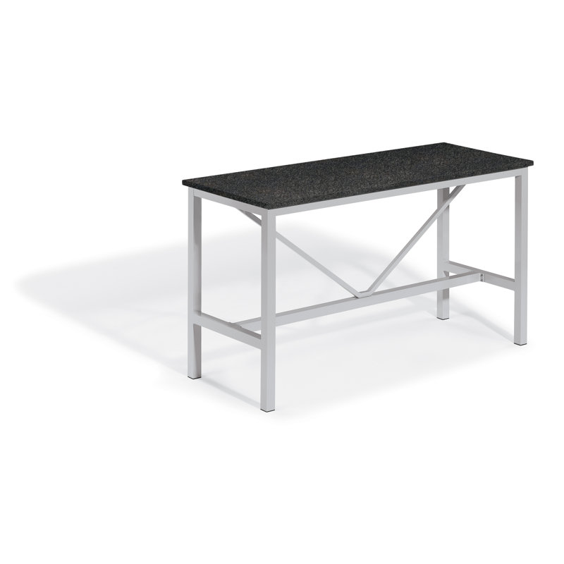 Travira Outdoor Bar Table, Litecore Charcoal