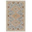 Tapis bleu / brun fait à la main Murphie-1302023844