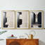 ABSTRACT Series DCLXVII - Impression personnalisée de qualité supérieure avec passe-partout - 3 pièces-1810385593-1810385595