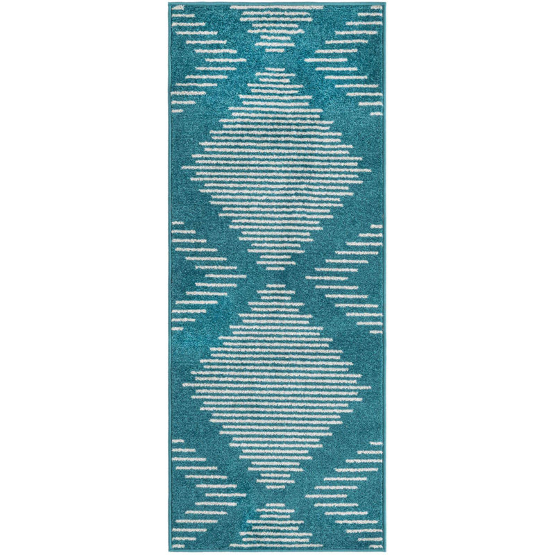Chenille Geometric Indoor Rug, Runner 2' x 5'3"