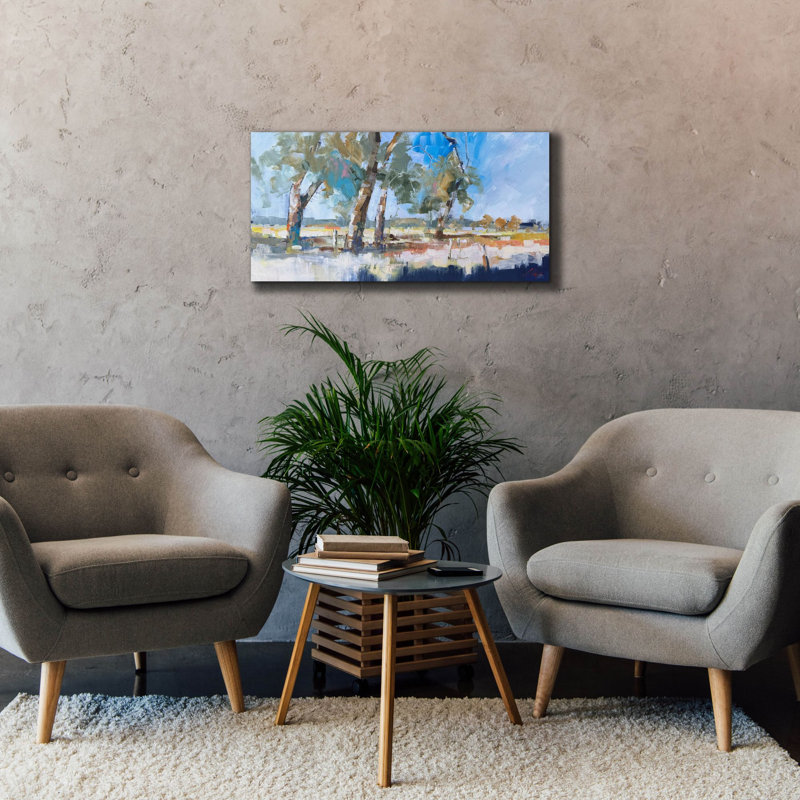 «Summer Crop» par Craig Trewin, art mural sur toile Penny, H 20 po x l 40 po
