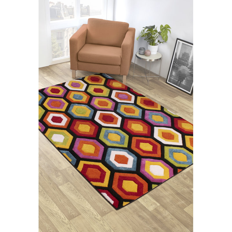 Goodlow Geometric Area Rug, Rectangle 80 x 150cm