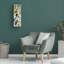 Art mural sur toile tendue - «Mind Valley» par Roya Adjory pour décoration de salon, de chambre à coucher ou de bureau - 10 x 32
