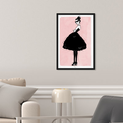 Fashion and Glam Skirt and Shades Dress - peinture sur toile