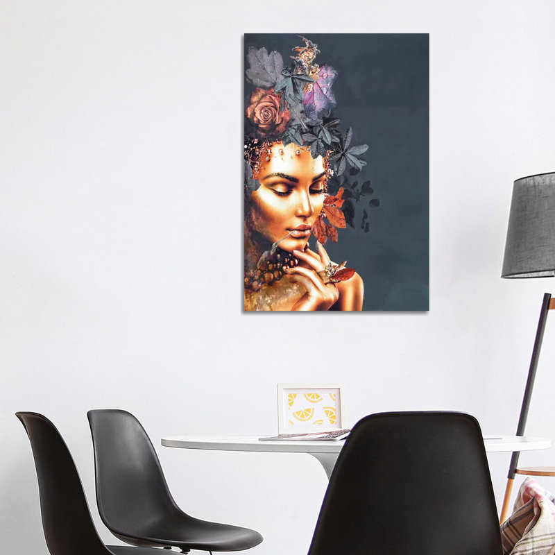 Gold Couture I - Wrapped Canvas Print, 101.6 cm H x 66.04 cm W x 3.175 cm D