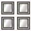 Metropolis Flat Beveled Wall Mirror-41081414