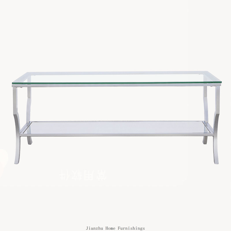 Table basse chromée