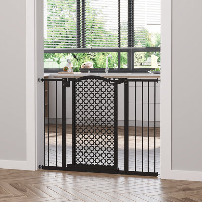 Pressure Mounted Pet Gate With Door