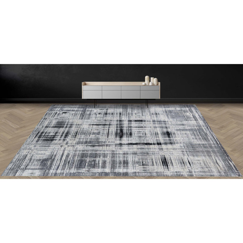Abstract Area Rug, Rectangle 9' x 12'