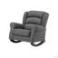 Fabien Grey Fabric Rocking Chair(Rocking Chair)