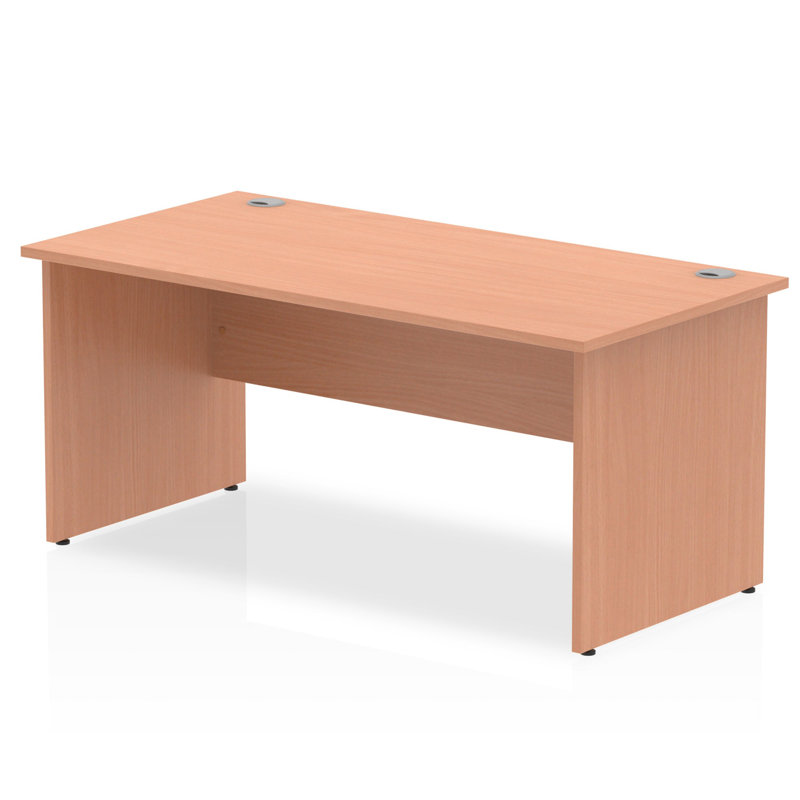 Impulse Computer Desk, Brown, 73cm H x 160cm W x 80cm D, Brown