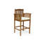 Tabourets de bar durables en bois d'acacia, style moderne rustique pour recevoir