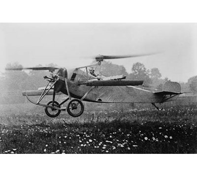 Hélicoptère allemand-reproduction de photo