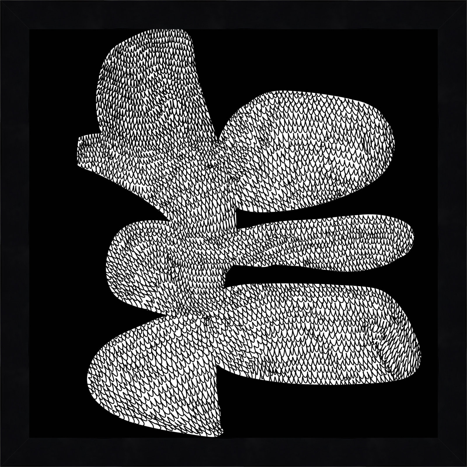 Craft by Dan Hobday, Black, 13" H x 13" W