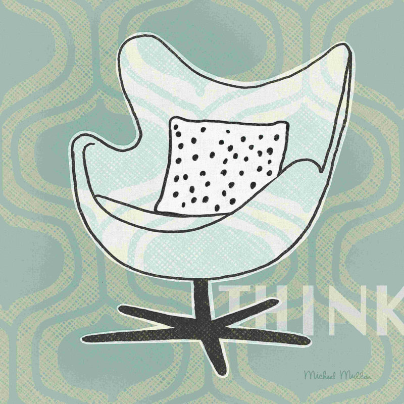 Retro Chair II Think Blue / Noir