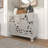 Wood Intricately Carved Floral Cabinet