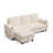 Sherry 81'' Upholstered Modular Sectionals with Pull Out Sofa,Storage Chaise,USB Charging & Cup Holders-112963095