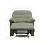 Fauteuil inclinable à mouvement en microfibre sauge