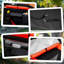 Poussette pour chien, poussette pliable pour animal de compagnie en un clic, roues à absorption des chocs, rouge
