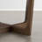 Modern Round Wood Dining Table with Cross-Leg Solid Wood Base-1070070212