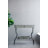 Maggie Galvanized Tray Table, Accent Table