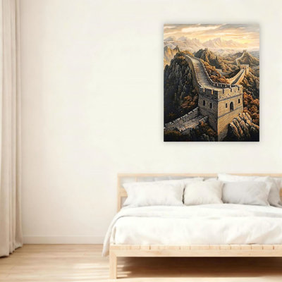 Great Wall  Unframed Canvas Wall Art  24" X 36"