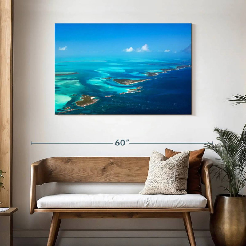 Gillard, île des Bahamas, H 30 po x l 45 po