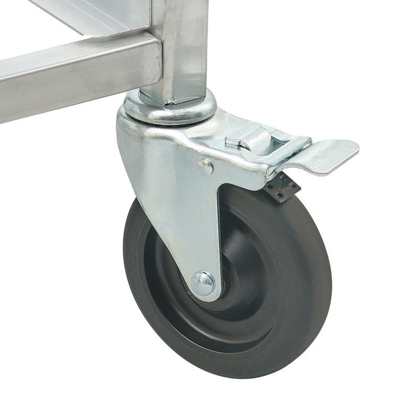 10-Tier Aluminum Commercial Bakery Rack with Wheels