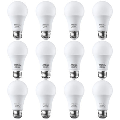 Ampoule DEL A19 à intensité variable, équivalent à 60 watts, blanc doux (2700K), culot E26, homologuée UL&ES