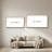 Mountain Range Sunset Reflection on Salt Flat Canvas Wall Art 46"x 24"