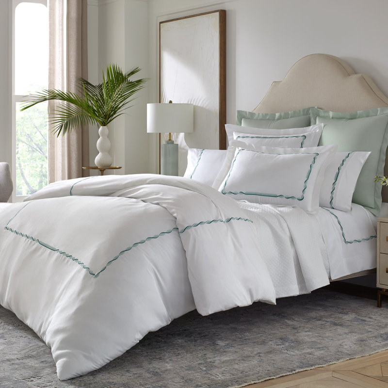 Cadence Sheet Set, Aqua, California King Sheet Set with 2 Pillowcases