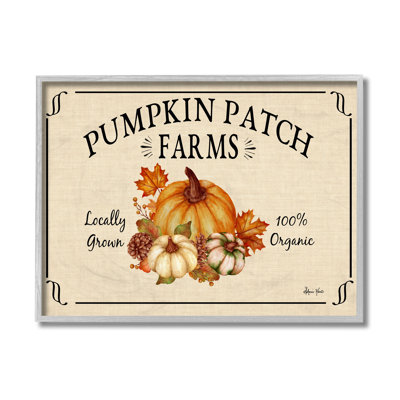 Affiche traditionnelle « Pumpkin patch » par Sheri Hart-impression d’art graphique