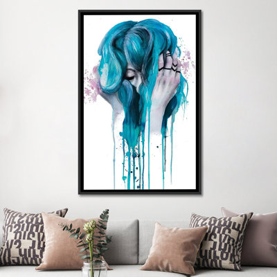 « qui i a utilisé », reproduction sur toile