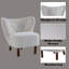 Fauteuil d'appoint en sherpa Zusud
