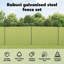 Vidaxl Fence With Posts Steel-116797948-116797938