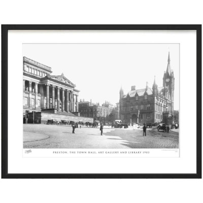 Preston, The Town Hall, Art Gallery And Library 1903 - Single Picture Frame Print