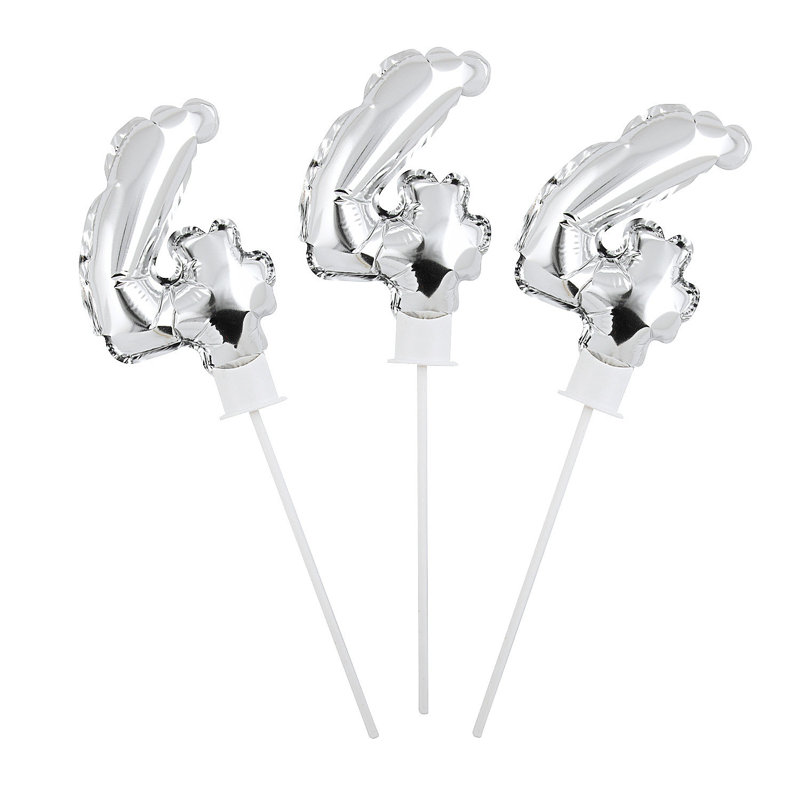 6 ballons en mylar 6 "Fun Express