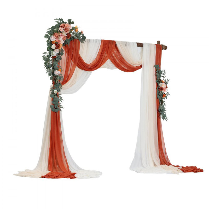 Fabric Backdrops & Signs, 105cm H x 93cm W x 2.5cm D, Orange