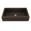 Ensemble d'évier de cuisine à tablier simple à tablier frontal 34 po x 21 1/4 po Karran Quartz-50597846