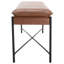 Banc en cuir végétalien Braylon-1801396658