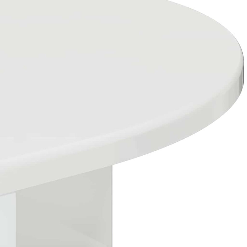 End Table, High Gloss White