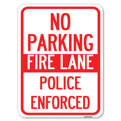 No Parking Fire Lane Police Enforced/23734