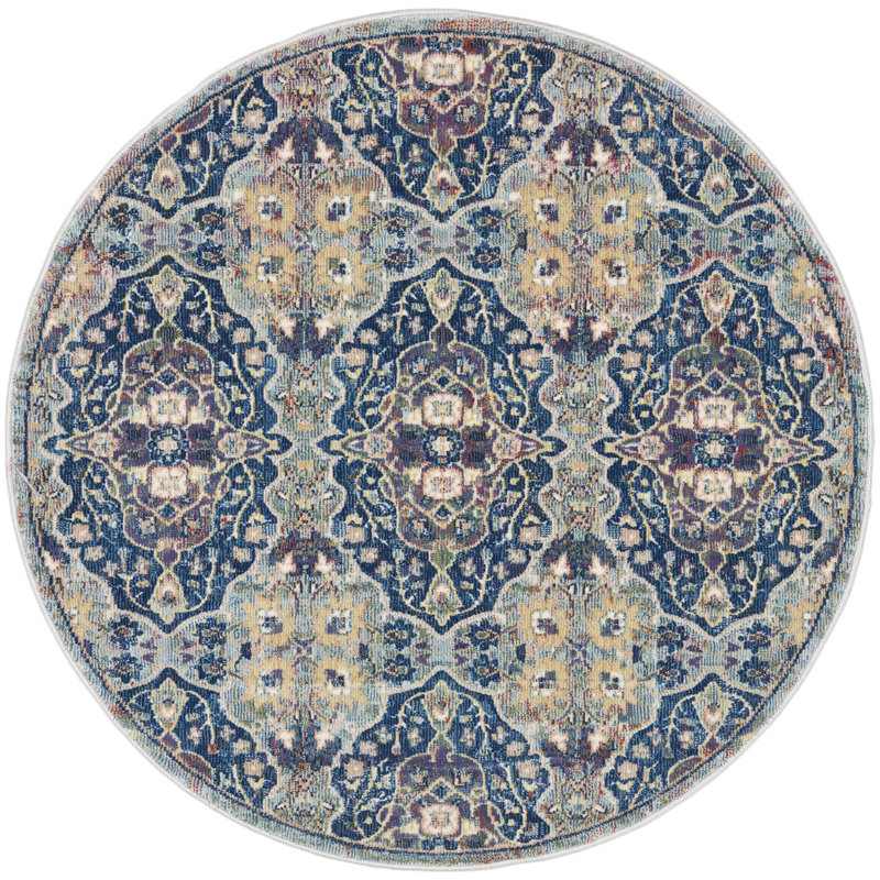 Oriental Indoor Rug, Round 4'