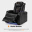 Fauteuil inclinable électrique avec appui-tête réglable, sièges de cinéma maison avec plateau pivotant et éclairage DEL-774779064