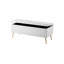 Amara Wide Velvet Tufted Rectangle Storage Ottoman Footstool Upholstered Bench with Legs for Living Room & Bedroom-1239190325-1239190330