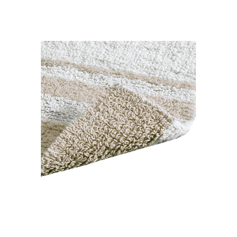 Reversible Bath Rug, Single- 30" L x 20" W, Taupe