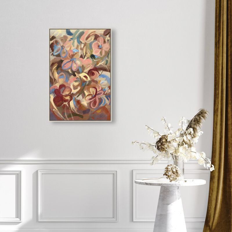 Moving Eden Print by Oliver Gal, 46"H x 31"W, Silver Floater Frame