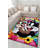 Cartoon Characters Multi Color Bugs Bunny Pattern Creative Modern Decorative Machine Washable Area Rug-1447280950
