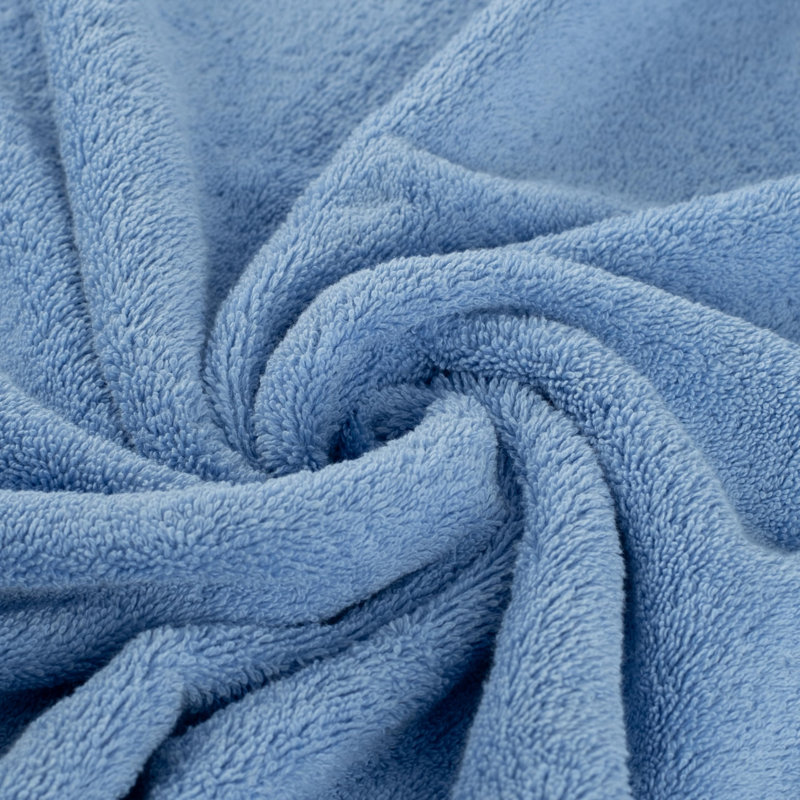 Hammel Amadeus Turkish Cotton Towels - Quick-Dry, Absorbent, and Luxuriously Soft, Set of 6, Blue